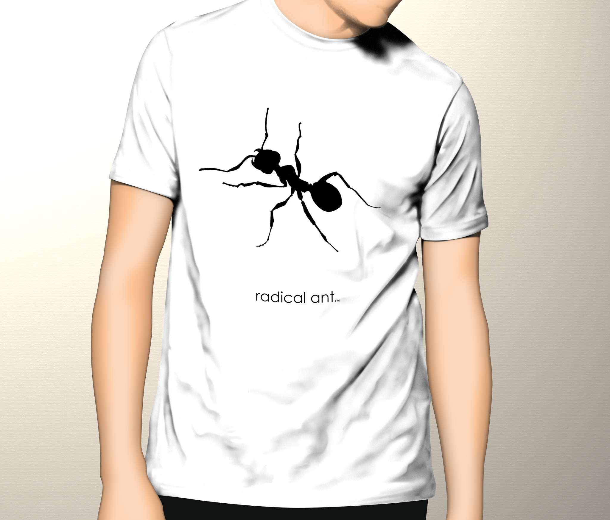 T-Shirt: radical ant logo